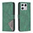 Custodia Portafoglio In Pelle Cover con Supporto B08F per Xiaomi Mi 13 Pro 5G Verde