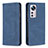 Custodia Portafoglio In Pelle Cover con Supporto B09F per Xiaomi Mi 12X 5G Blu