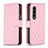 Custodia Portafoglio In Pelle Cover con Supporto B10F per Samsung Galaxy Z Fold3 5G Oro Rosa