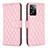 Custodia Portafoglio In Pelle Cover con Supporto B11F per Oppo A57s Oro Rosa