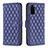 Custodia Portafoglio In Pelle Cover con Supporto B11F per Samsung Galaxy S20 5G Blu