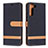 Custodia Portafoglio In Pelle Cover con Supporto B11F per Samsung Galaxy S21 5G Nero