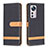 Custodia Portafoglio In Pelle Cover con Supporto B11F per Xiaomi Mi 12X 5G Nero