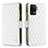 Custodia Portafoglio In Pelle Cover con Supporto B12F per Oppo F19 Pro Bianco