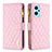 Custodia Portafoglio In Pelle Cover con Supporto B12F per Oppo K10 4G Oro Rosa