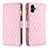Custodia Portafoglio In Pelle Cover con Supporto B12F per Samsung Galaxy A05 Oro Rosa