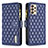 Custodia Portafoglio In Pelle Cover con Supporto B12F per Samsung Galaxy A33 5G Blu