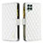 Custodia Portafoglio In Pelle Cover con Supporto B12F per Samsung Galaxy M33 5G Bianco