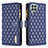 Custodia Portafoglio In Pelle Cover con Supporto B12F per Samsung Galaxy M33 5G Blu