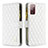 Custodia Portafoglio In Pelle Cover con Supporto B12F per Samsung Galaxy S20 Lite 5G Bianco