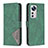 Custodia Portafoglio In Pelle Cover con Supporto B12F per Xiaomi Mi 12 Pro 5G Verde