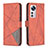 Custodia Portafoglio In Pelle Cover con Supporto B12F per Xiaomi Mi 12S 5G Arancione