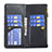 Custodia Portafoglio In Pelle Cover con Supporto B12F per Xiaomi Redmi Note 12 5G