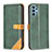 Custodia Portafoglio In Pelle Cover con Supporto B14F per Samsung Galaxy M32 5G