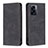 Custodia Portafoglio In Pelle Cover con Supporto B15F per Oppo A56S 5G Nero