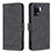 Custodia Portafoglio In Pelle Cover con Supporto B15F per Oppo A94 4G Nero