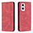 Custodia Portafoglio In Pelle Cover con Supporto B15F per Oppo F21 Pro 5G Rosso