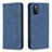Custodia Portafoglio In Pelle Cover con Supporto B15F per Samsung Galaxy A41 Blu