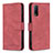 Custodia Portafoglio In Pelle Cover con Supporto B15F per Vivo Y20s Rosso