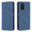 Custodia Portafoglio In Pelle Cover con Supporto B15F per Xiaomi Poco M3 Blu