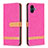 Custodia Portafoglio In Pelle Cover con Supporto B16F per Samsung Galaxy A04 4G Rosa Caldo