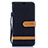 Custodia Portafoglio In Pelle Cover con Supporto B16F per Samsung Galaxy A10 Nero
