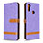 Custodia Portafoglio In Pelle Cover con Supporto B16F per Samsung Galaxy A11 Lavanda