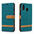 Custodia Portafoglio In Pelle Cover con Supporto B16F per Samsung Galaxy A20