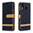 Custodia Portafoglio In Pelle Cover con Supporto B16F per Samsung Galaxy A40s