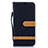 Custodia Portafoglio In Pelle Cover con Supporto B16F per Samsung Galaxy A50S Nero