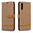 Custodia Portafoglio In Pelle Cover con Supporto B16F per Samsung Galaxy A70