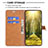 Custodia Portafoglio In Pelle Cover con Supporto B16F per Samsung Galaxy F23 5G
