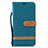 Custodia Portafoglio In Pelle Cover con Supporto B16F per Samsung Galaxy M10