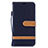 Custodia Portafoglio In Pelle Cover con Supporto B16F per Samsung Galaxy M10 Nero