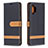 Custodia Portafoglio In Pelle Cover con Supporto B16F per Samsung Galaxy M32 5G Nero