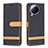 Custodia Portafoglio In Pelle Cover con Supporto B16F per Xiaomi Civi 3 5G Nero