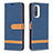Custodia Portafoglio In Pelle Cover con Supporto B16F per Xiaomi Mi 11i 5G Blu Notte
