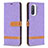 Custodia Portafoglio In Pelle Cover con Supporto B16F per Xiaomi Mi 11i 5G Lavanda