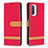 Custodia Portafoglio In Pelle Cover con Supporto B16F per Xiaomi Mi 11i 5G Rosso