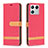 Custodia Portafoglio In Pelle Cover con Supporto B16F per Xiaomi Mi 13 Pro 5G Rosso