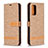 Custodia Portafoglio In Pelle Cover con Supporto B16F per Xiaomi Poco M3