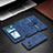 Custodia Portafoglio In Pelle Cover con Supporto B18F per Samsung Galaxy A30