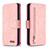 Custodia Portafoglio In Pelle Cover con Supporto B18F per Samsung Galaxy S20 Ultra 5G Oro Rosa