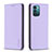 Custodia Portafoglio In Pelle Cover con Supporto B23F per Nokia G21 Lavanda