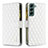 Custodia Portafoglio In Pelle Cover con Supporto BF1 per Samsung Galaxy S22 5G Bianco