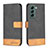 Custodia Portafoglio In Pelle Cover con Supporto BF1 per Samsung Galaxy S22 Plus 5G Nero