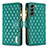 Custodia Portafoglio In Pelle Cover con Supporto BF1 per Samsung Galaxy S23 5G Verde