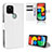Custodia Portafoglio In Pelle Cover con Supporto BY1 per Google Pixel 5