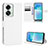 Custodia Portafoglio In Pelle Cover con Supporto BY1 per OnePlus Nord 2T 5G Bianco