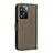 Custodia Portafoglio In Pelle Cover con Supporto BY1 per OnePlus Nord N20 SE Marrone